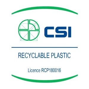 Plastica riciclabile, licenza RCP180016