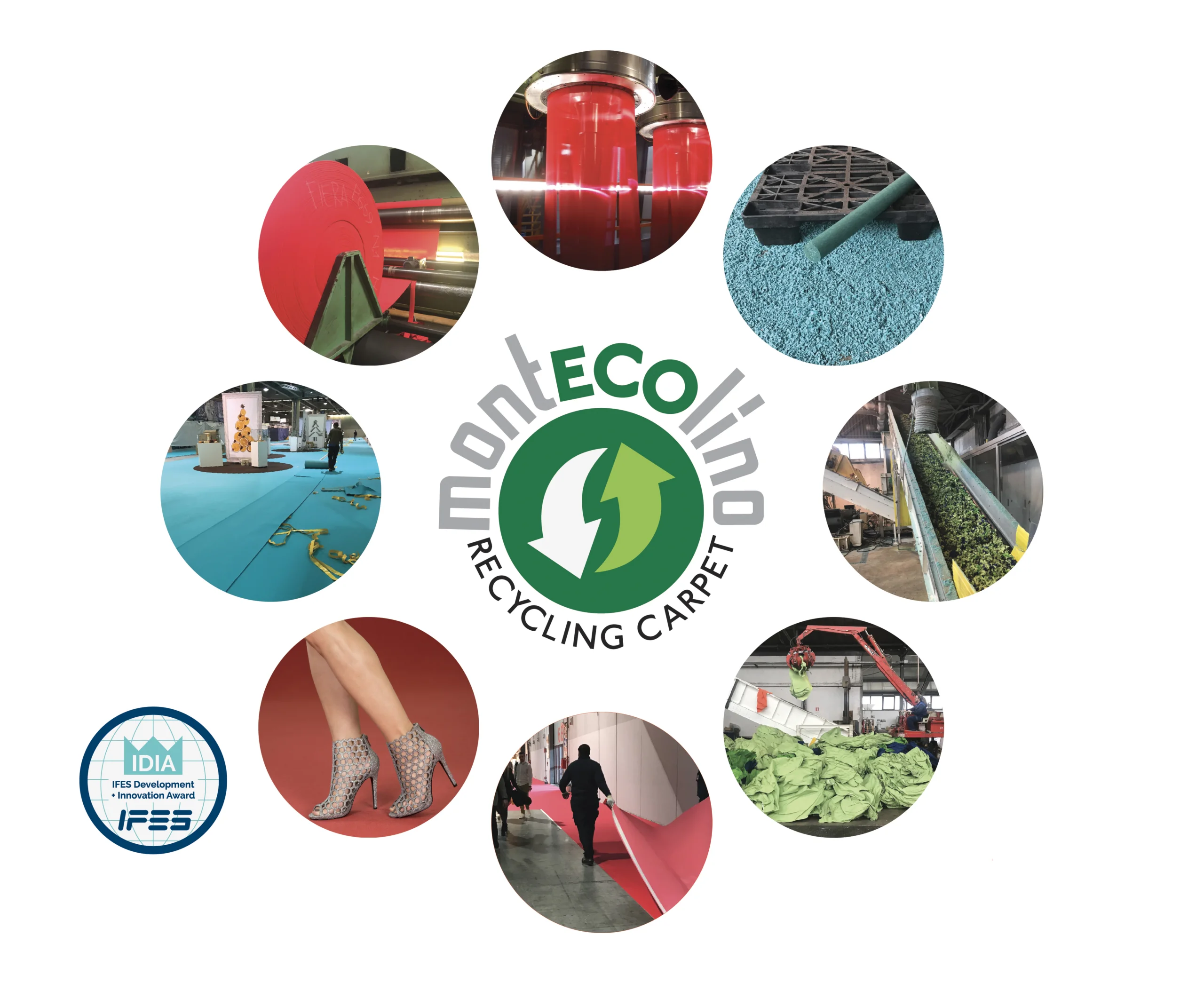 montECOlino Recycling Carpet: dalla moquette in fiera alla nuova materia prima