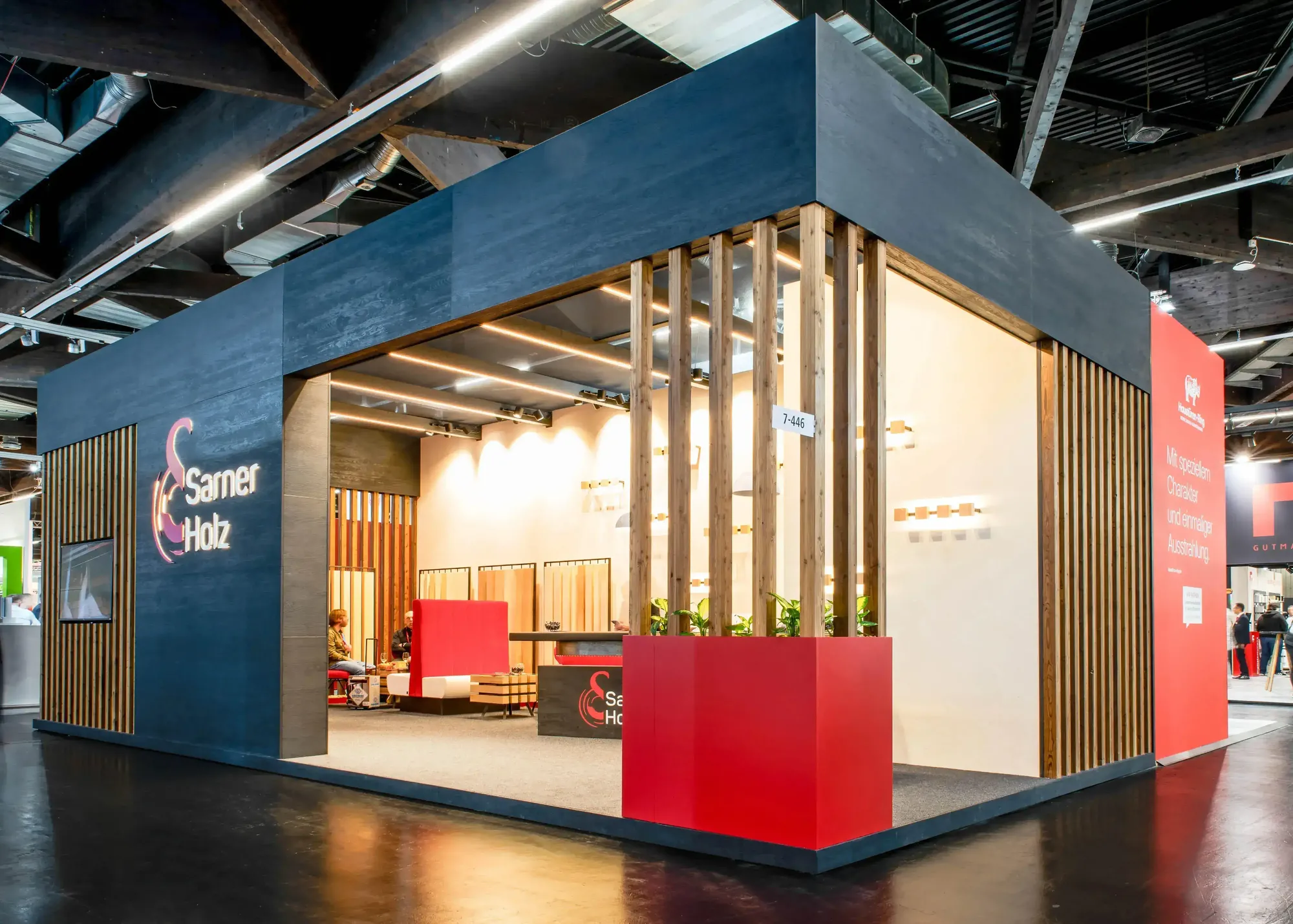 Stand con pareti in MDF, Walcher Messebau