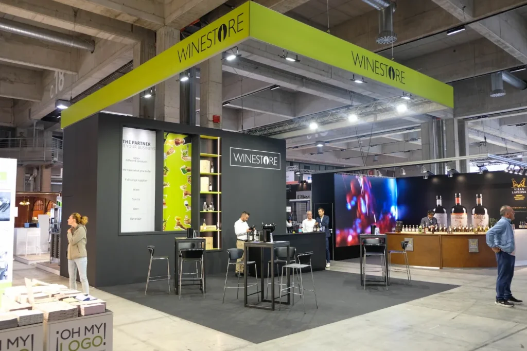 Messestand Winestore, Bolzano, RAW Studio